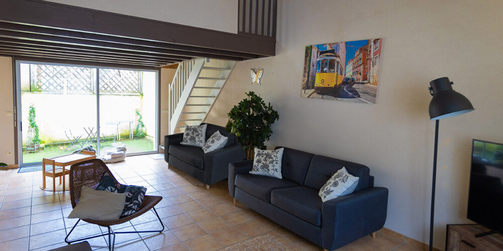 Lodge du Chateau - Hébergement Beaupréau - Salon étage
